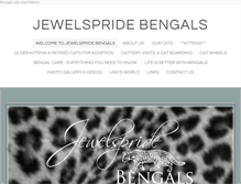 Tablet Screenshot of jewelspridebengals.org